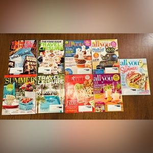 Travel & Leisure, All You, Summer Magazines